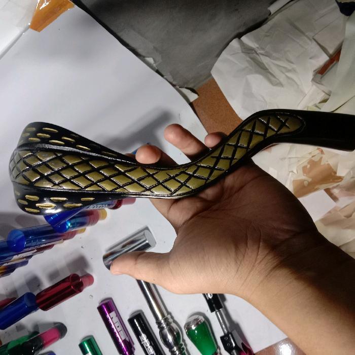 Gear Shift Knob Tuas Perseneling Mobil Full Set Universal - Tongkat Perseneling Motif Naga&Ular Panj