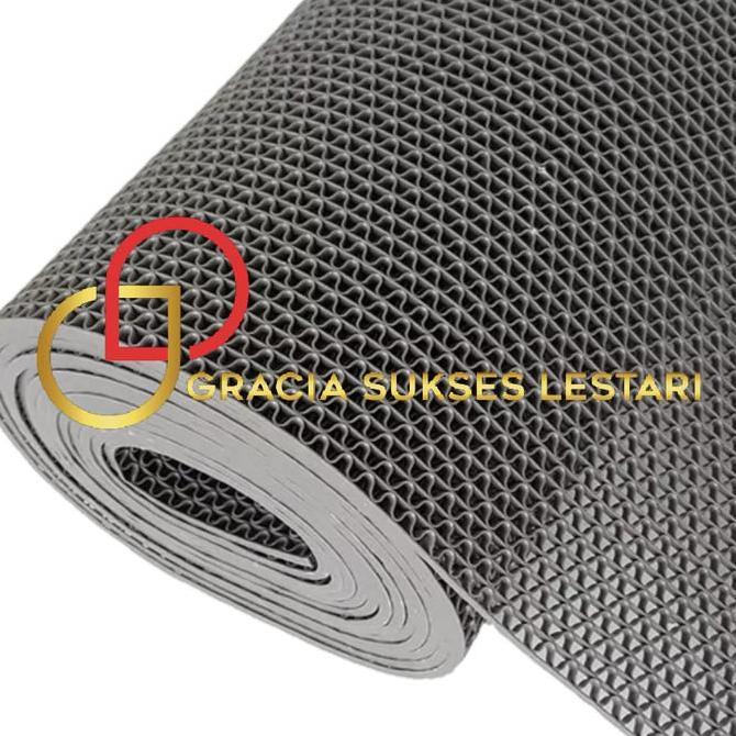 Keset Karpet Karet PVC Anti Slip Meteran - Jaring