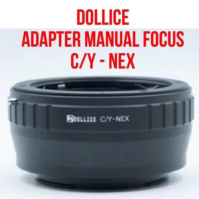 Dollice Lens Adapter  | CY C/Y G - NEX | Lensa Contax Yashica Lenses to Body Camera Sony NEX E Mount