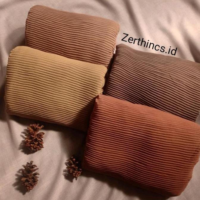 Hot Promo, Pasmina Plisket Syari Jumbo 180 X 150 Cm Garis Pashmina Shawl Jilbab Hijab Muslim