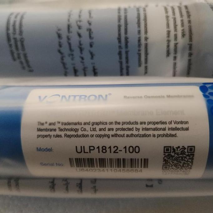 Membran RO Vontron ULP-100/Membran RO Vontron ULP 1812-100 GPD PROMO