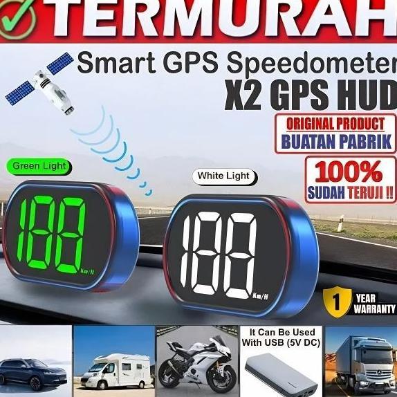 Speedometer Mobil Digital Speedometer GPS Digital KM/H dengan Tampilan Huruf Besar LED untuk Mobil T