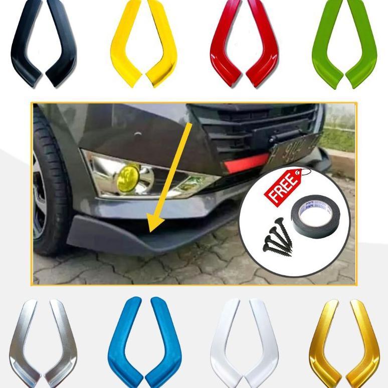 WINGLET MOBIL WARNA / WINGLET BUMPER UNIVERSAL PREMIUM  | HONDA | TOYOTA | DAIHATSU | NISSAN | MITSU