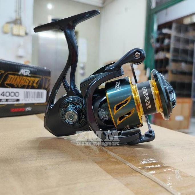 Promo Terbaru, Reel Pancing Maguro Maguro Dinasty 4000 5000 6000 Spinning Reel Aluminium Saltwater D