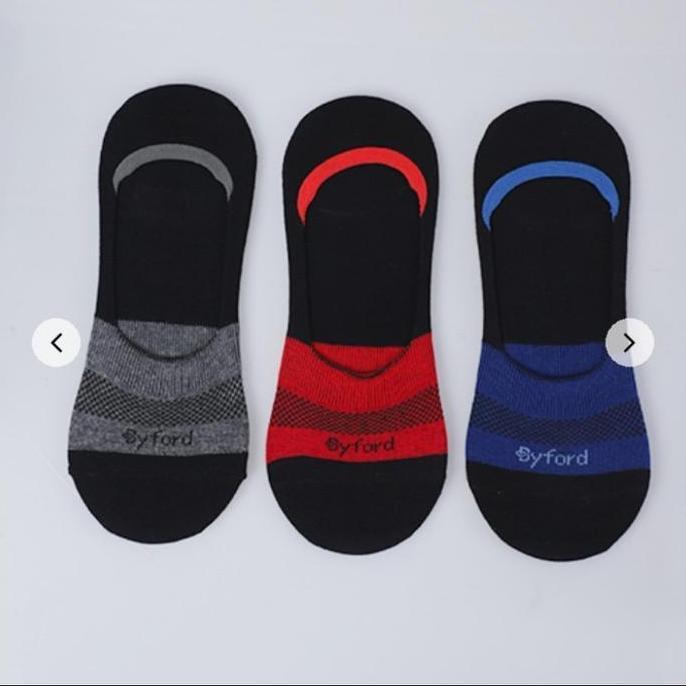 BYFORD kaos kaki HIDDEN bahan cotton 1 pack isi 3
