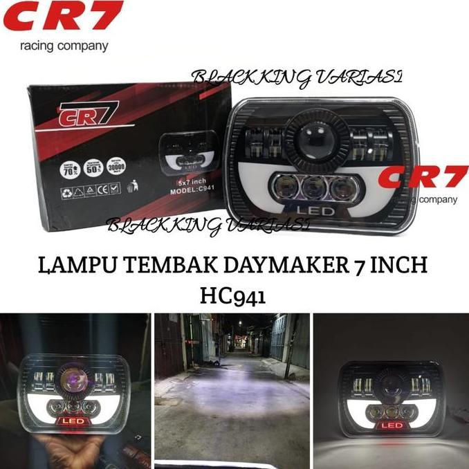 Lampu Daymaker 5 X 7 inch Universal  Lampu Tembak Daymaker 7 inch Daymaker Kotak LED 7x5 Inch Lampu 