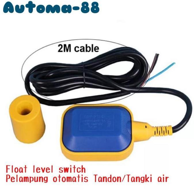 Otomatis Pompa Celup 2m Float switch Radar pelampung tandon tangki air [terbaik]