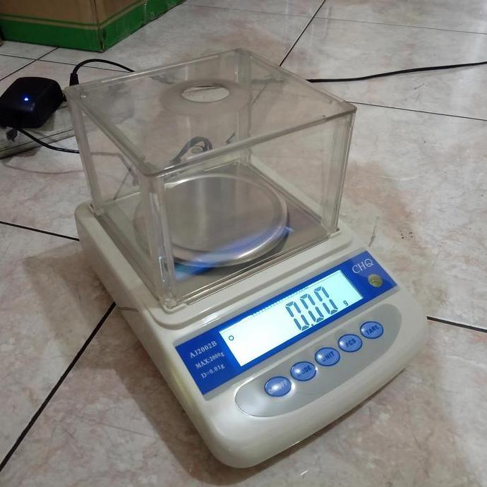 NEW Timbangan Emas Timbangan Analitik CHQ Aj2002B 2 kg x 0.01 gr