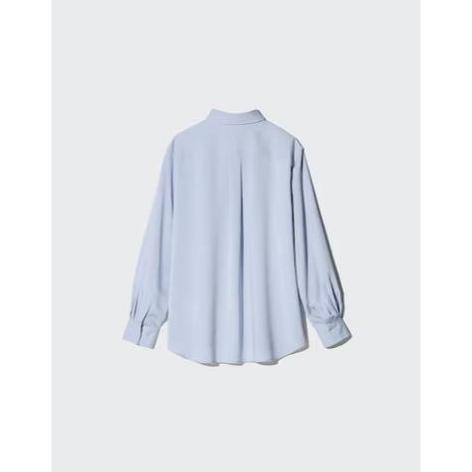 JASTIP Women Blus Rayon Kemeja Lengan Panjang Wanita UNIQLO SALE