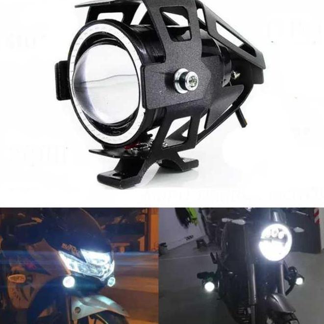 famanifams - lampu sorot tembak transformer led aluminium untuk spion motor