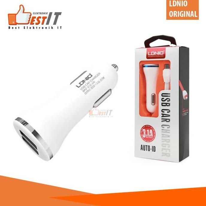 Promo Car Charger LDNIO DLC23 Fast Charging (Charger Mobil LDNIO) #Charger Diskon