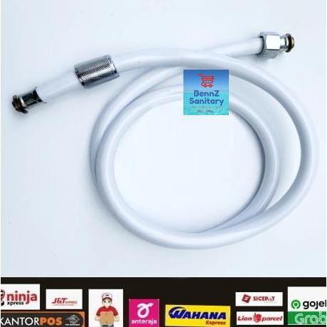 Lansungkirim- Selang Jet Shower 120Cm, Selang Kloset Duduk, Selang Toilet Shower