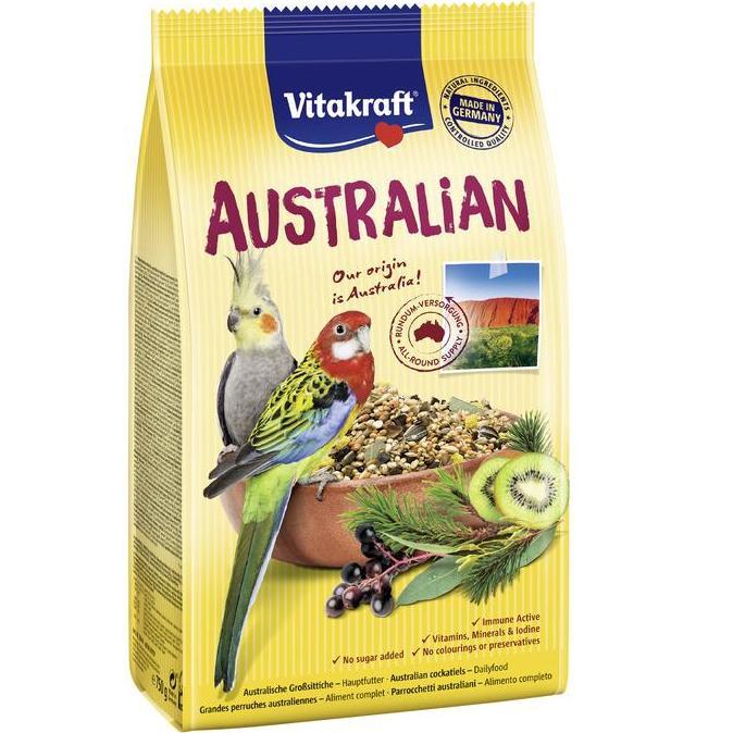 Brixd- Vitakraft Australian For Cockatiels 750 Gr. Makanan Burung Cockatiels / Parkit Besar Australi