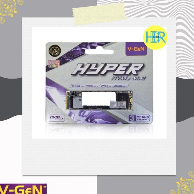 SSD VGEN 256 GB M2 NVMe Hyper / SSD V-GEN 256GB NVMe M.2 Hyper 2280