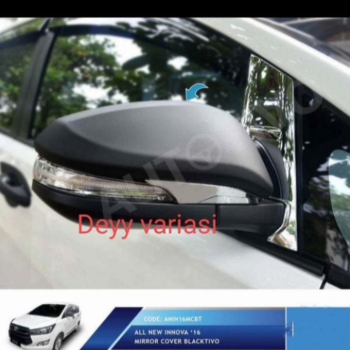 '' COVER SPION MOBIL INOVA REBORN 2016-2022 HITAM DOFF //