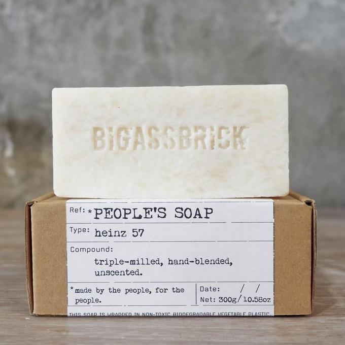 Natural Soap Bar - BIGASSBRICK 300g - People's Soap - Republic of Soap