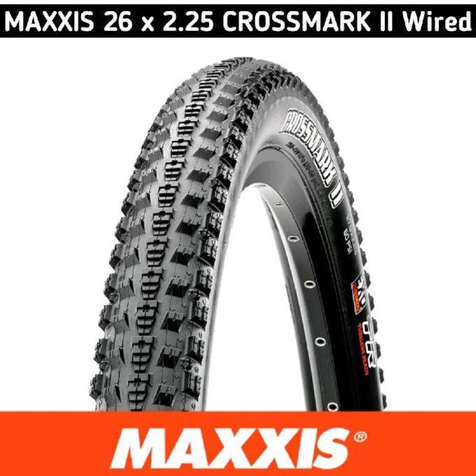 Promo Maxxis 26 x 225 CROSSMARK II Wired - Ban Luar 26 x 2.25 Maxxis CrossMark 2 Wire Ringan Satuan 