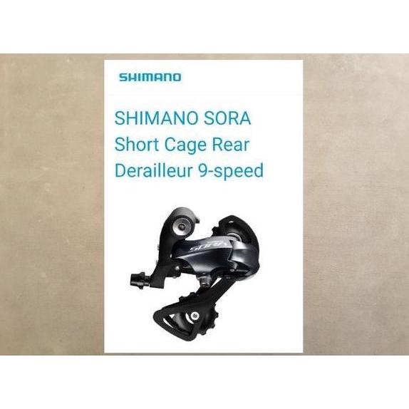 Promo Shimano Sora Rear Derailleur - RD SORA SHORT CAGE Diskon
