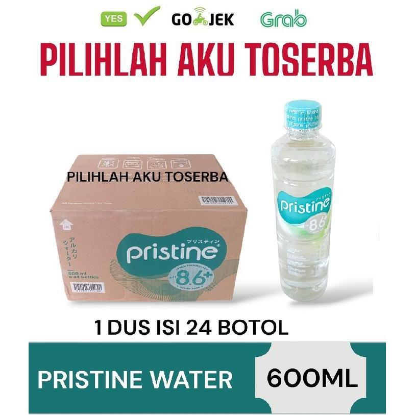 Air Mineral Pristine 600 ml - ( HARGA 1 DUS )