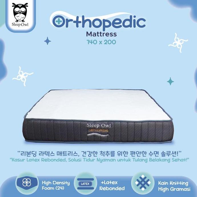 SLEEP OWL ORTHOPEDIC Kasur Busa Rebonded Latex 140 x 200