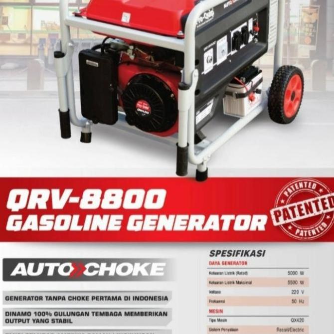+%+%+%] Genset Proquip QRV8800 QRV 8800 5000 watt maksimal 5500 watt