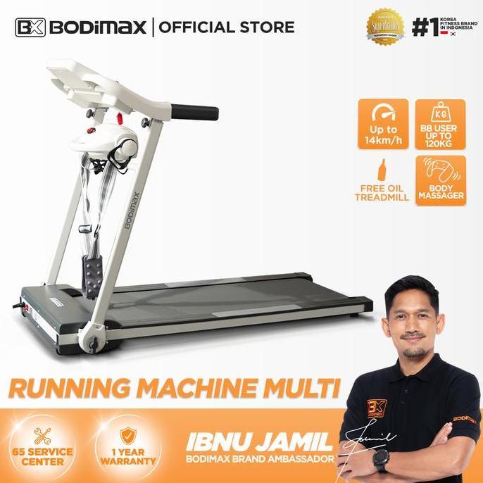 BODIMAX RUNNING MACHINE MULTI TREADMILL/ RUNNING MACHINE/ GYM / ALAT OLAHRAGA