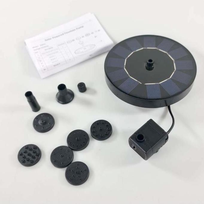 Air Mancur Kolam Pompa Air Tenaga Surya Solar Panel [terbaik]