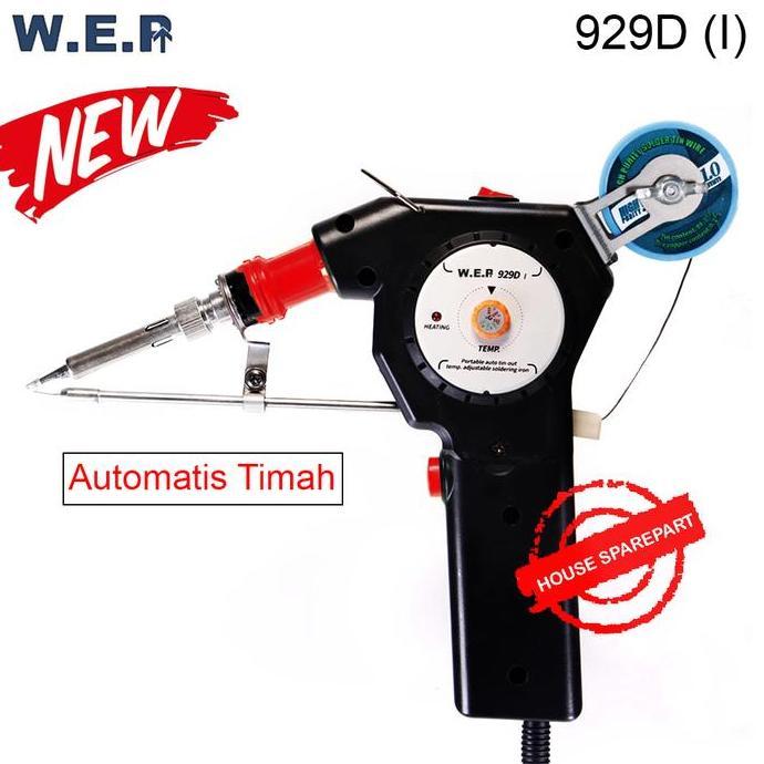 WEP 929D (I) Automatic Welding Auto Feeding Solder Gun Pengumpan Timah