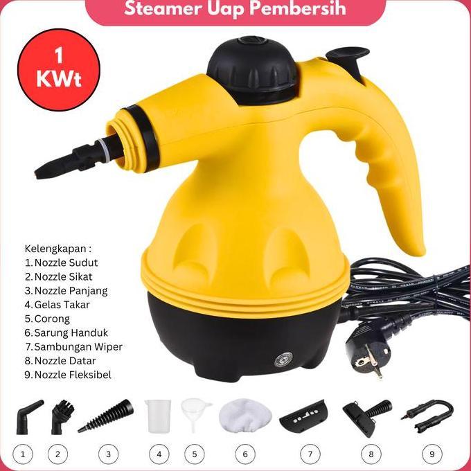 Pagenivansi - Mesin Steamer Uap Pembersih Mobil Rumah Steamer Cleaner Uap Portable Multifungsi Mesin