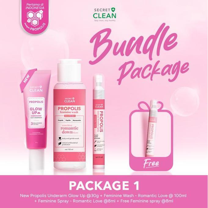 Givazila_store - [BBD] Secret Clean Propolis Glow Up Underarm with Anti Perspirant Deodorant Niacina