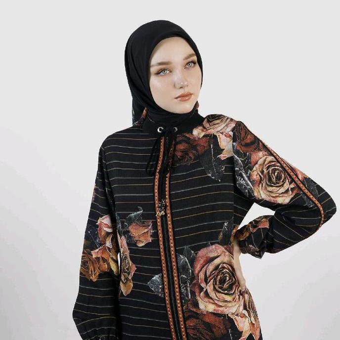 Sale Hikmat Fashion Original A1366 Abaya Hikmat Satu Set Dengan Hijab Noerbutikmuslim Abaya
