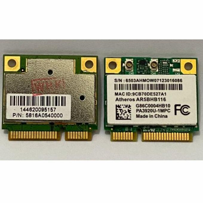 Atheros AR5BHB116 AR9382 Dualband WiFi Half Mini PCIE Wireless Card
