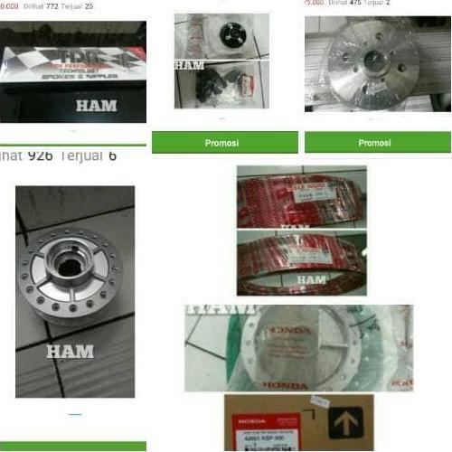 tromol belakang/depan/velg 2bj dll megapro monoshock
