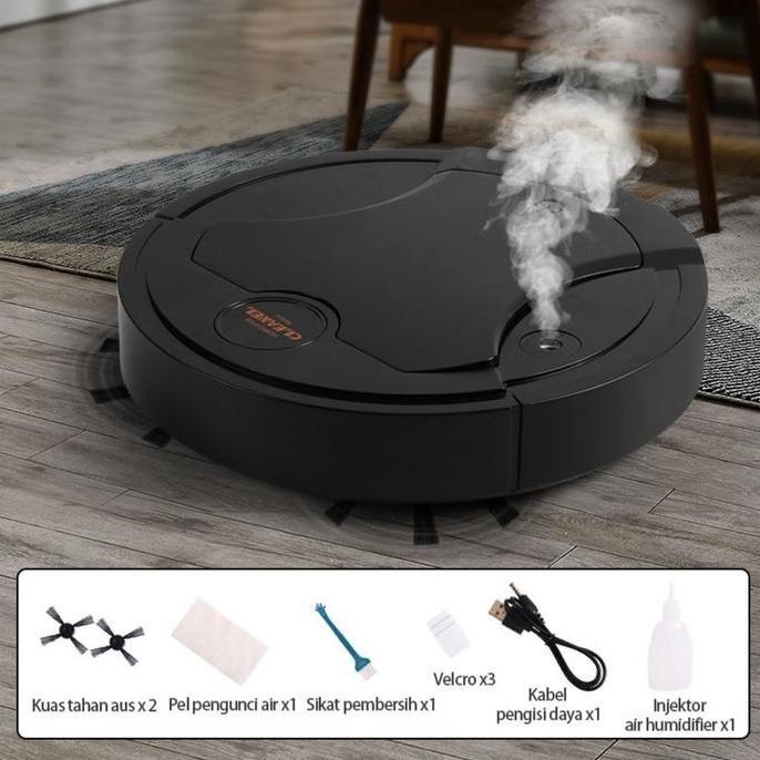 Instancodbisa- Robot Vacum Cleaner Portable Penyedot Debu Rumah Otomatis Cerdas Robot Pembersih Lant