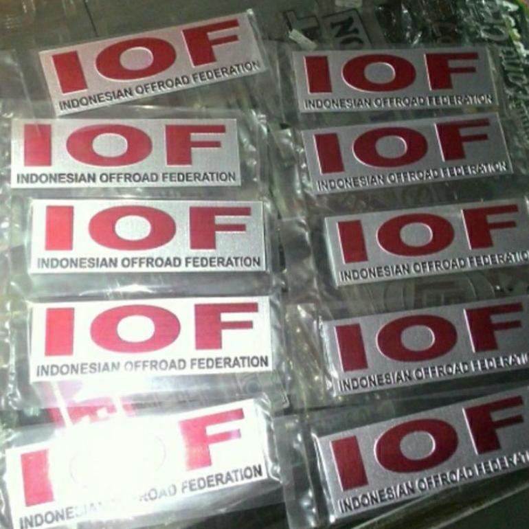 emblem mobil iof.logo iof.lambang iof. sticker iof mobil Offroad