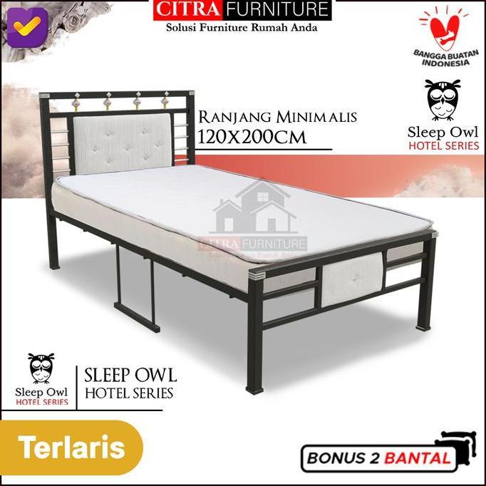 Instan- Ranjang Besi Minimalis 120X200