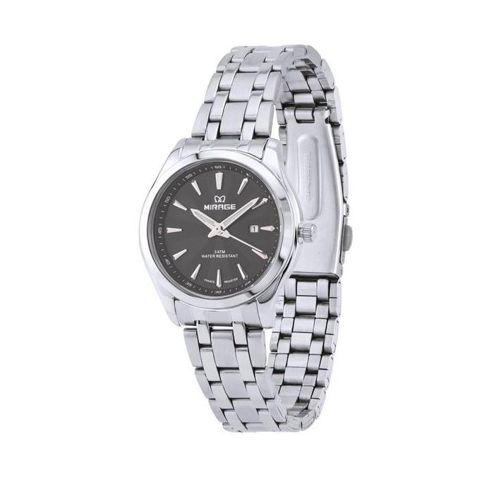 Watchtime- Mirage Watch - Jam Tangan Analog Wanita Formal Elegant Silver Tanggal Aktif 8754 / 8893 L