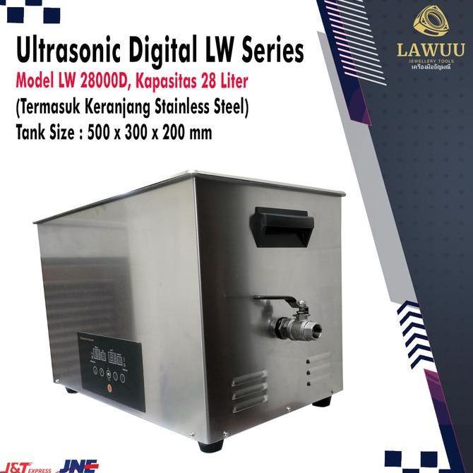 Open DS] Ultrasonic Cleaner Digital 28 L |LW 2800D