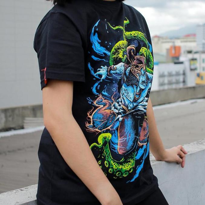 KAOS CULTURE HERO ANTASENA Wayang Jawa Pria Budaya Garang Timeless 24s Authentic Kaos Distro Ready S