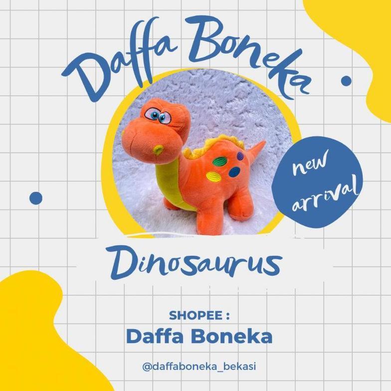 Boneka DINOSAURUS tompel/boneka dinosaurus lembut/boneka tirex/ boneka virall