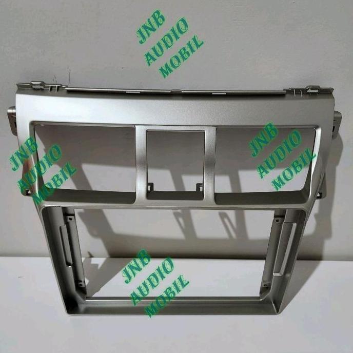 Frame Head Unit Tv Mobil Android 9 Inch Mobil Toyota Vios 2008-2012 Merek Orca Warna Silver Restock
