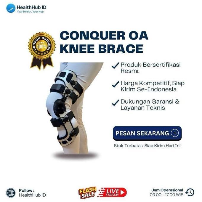 Conquer OA Knee Brace / Brace Penyangga Lutut OA