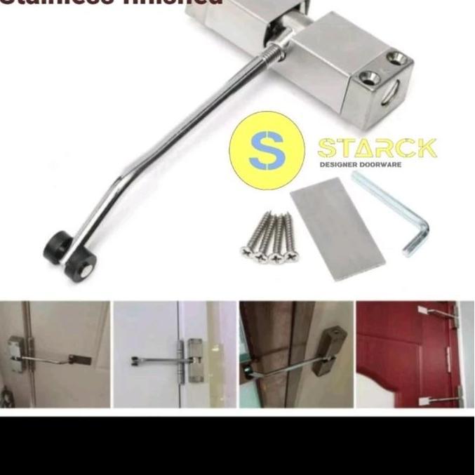 Door closer pintu kayu aluminium kaca per system