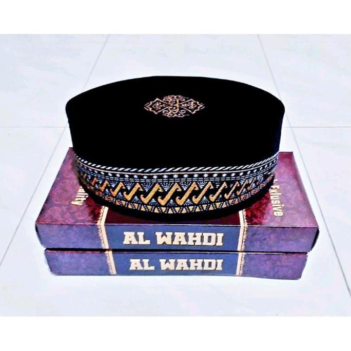 Kidsrelig- Peci Hitam Motif Anak Dan Dewasa Songkok Hitam Motif Batik Bordir