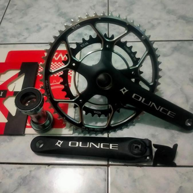 Crank Prowheel Ounce Chainring Vxm 50-34T 52-36T 53-39T Bcd 110 No Fsa