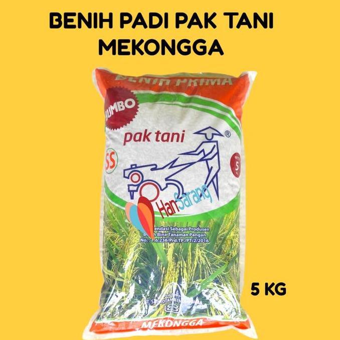Benih Padi Mekonga Saprotan Utama 5Kg Pak Tani  Mekongga Bibit Jumbo Unggul