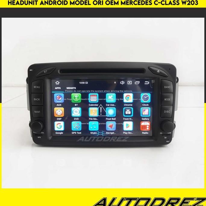 * HEAD UNIT HEADUNIT MODEL ORI OEM ANDROID APPLE MERCY MERCEDES C W203 2000 - 2003 *