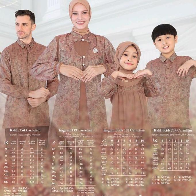 Super Murah, Sarimbit Terbaru Ethica Royal 70 Carnelian Kagumi 339 Carnelian Kagumi Kids 182 Carneli