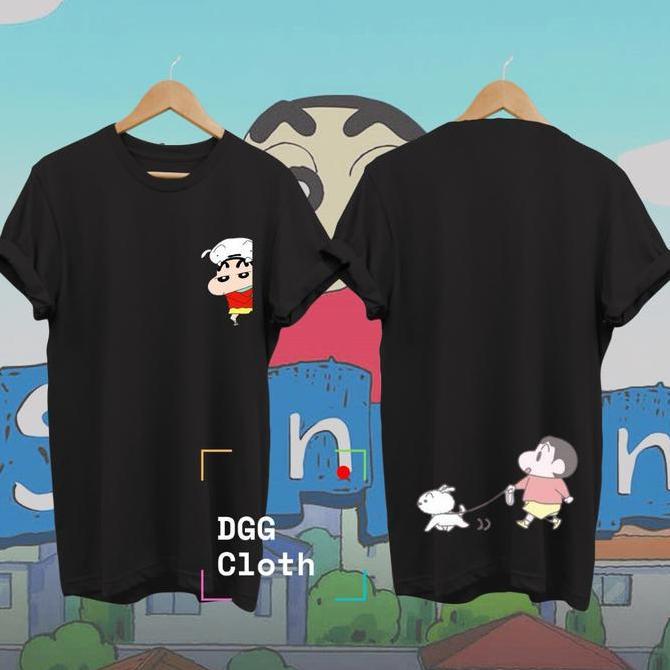 DV141 - BAJU KAOS SINCHAN CARTOON - TSHIRT SINCHAN - TYPE 23
