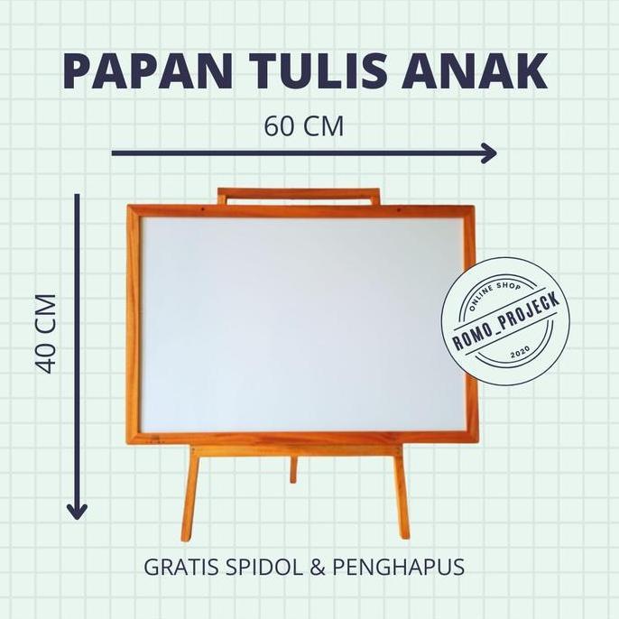 Jaminbos- Papan Tulis Anak Ukuran 40X60Cm // Whiteboard Anak